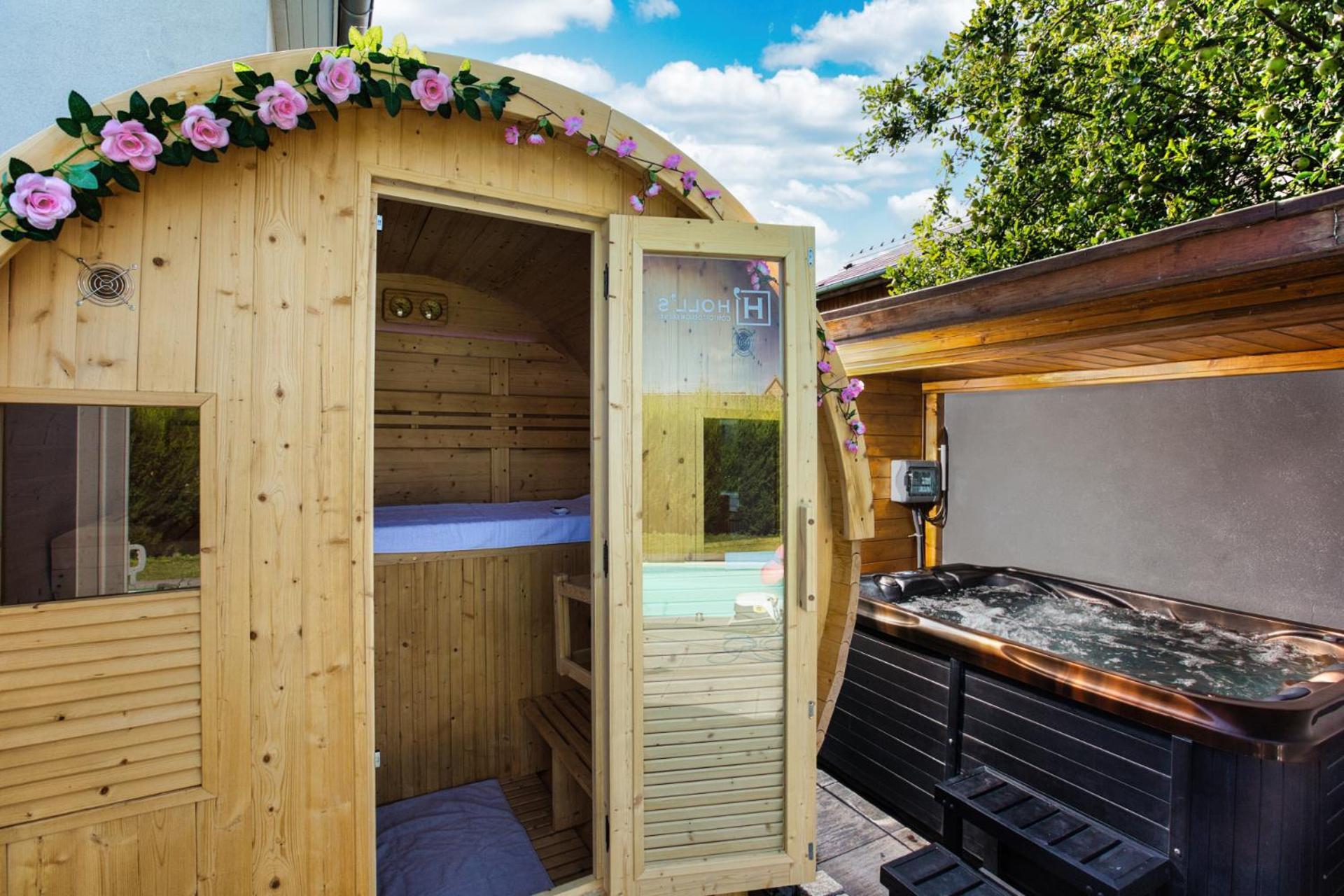 Gites Spa Strasbourg - Studio Romantique, Jacuzzi, Sauna, Terrasse Privee Furdenheim Bagian luar foto